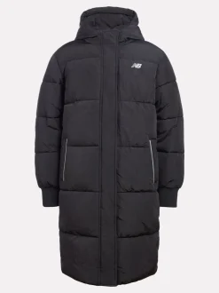 New Balance Black Longline Puffer Coat