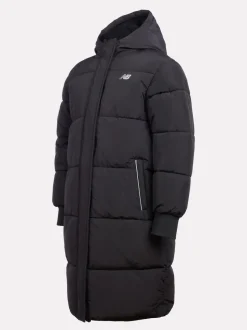 New Balance Black Longline Puffer Coat