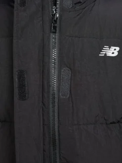 New Balance Black Longline Puffer Coat