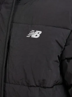 New Balance Black Longline Puffer Coat