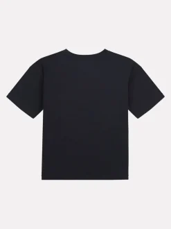 New Balance Black Small Girls Logo 100% Cotton T-Shirt