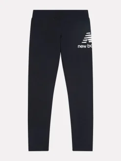 New Balance Black Stacked Logo Leggings