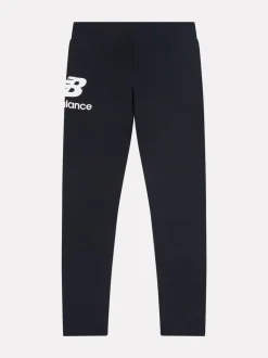 New Balance Black Stacked Logo Leggings