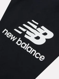 New Balance Black Stacked Logo Leggings