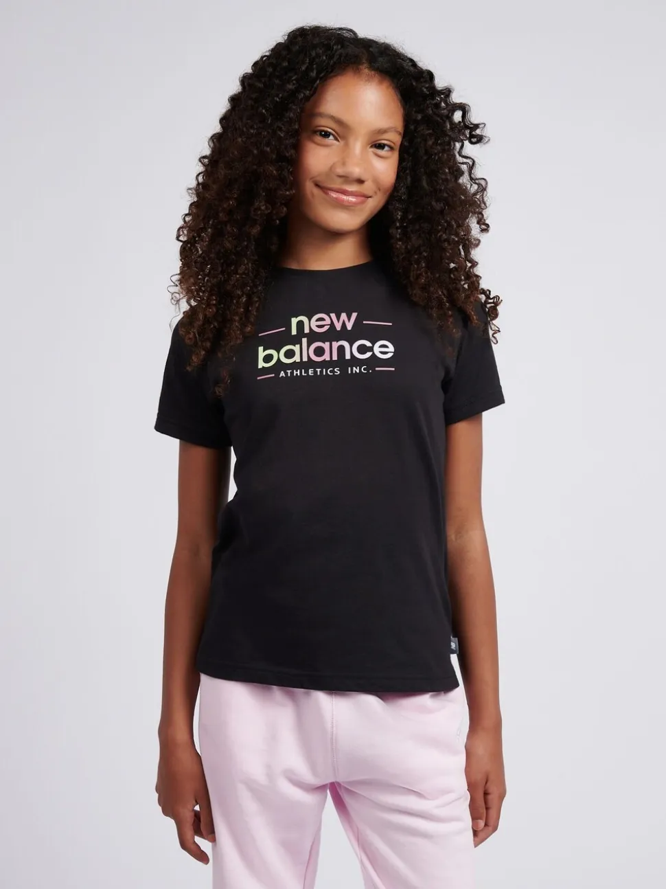 New Balance Black Sunrise Crest Graphic T-Shirt