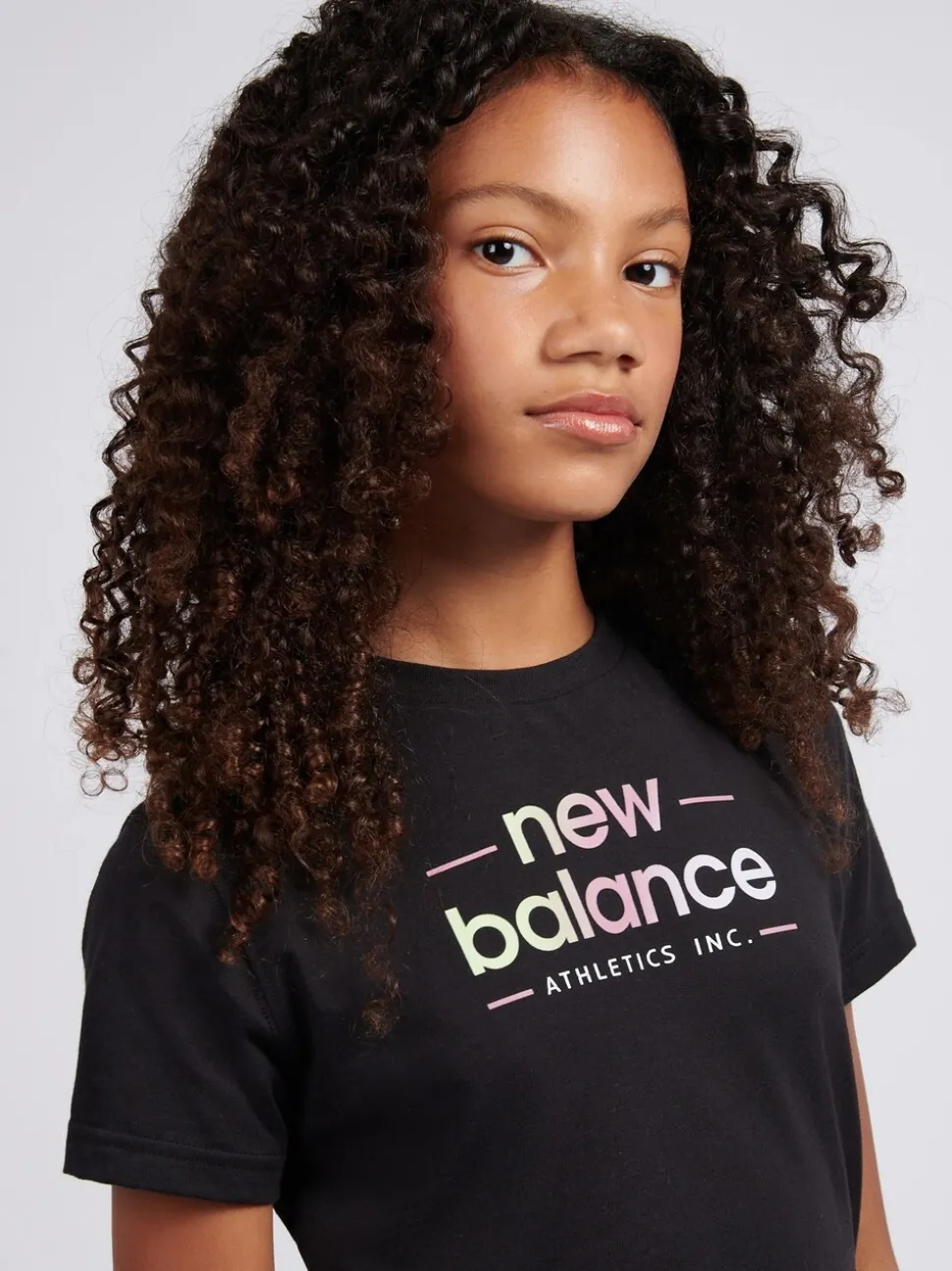 New Balance Black Sunrise Crest Graphic T-Shirt