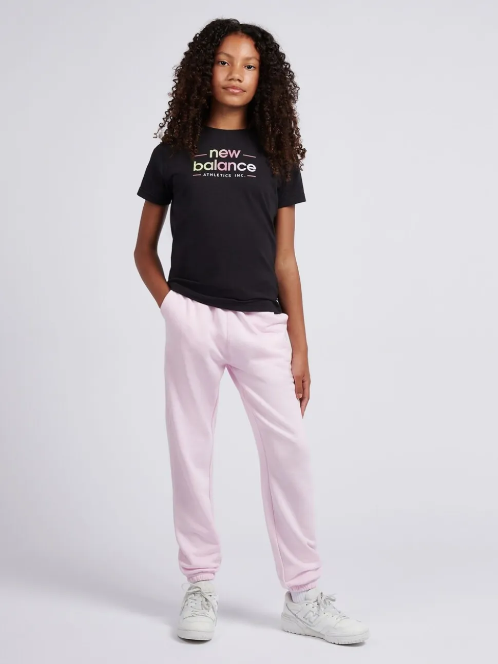 New Balance Black Sunrise Crest Graphic T-Shirt