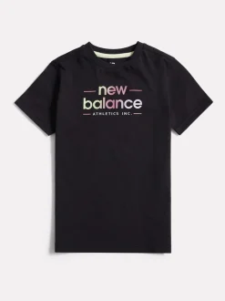 New Balance Black Sunrise Crest Graphic T-Shirt