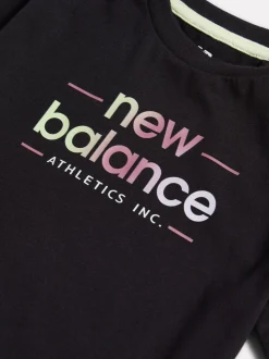New Balance Black Sunrise Crest Graphic T-Shirt