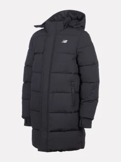 New Balance Black Wide Baffle Puffer Coat