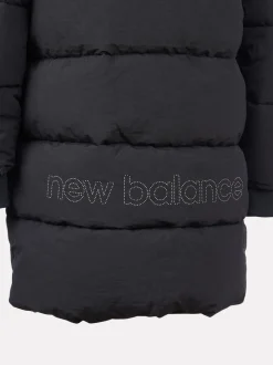 New Balance Black Wide Baffle Puffer Coat