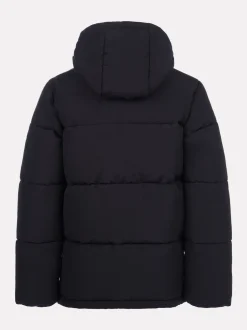 New Balance Black Wide Baffle Puffer Coat