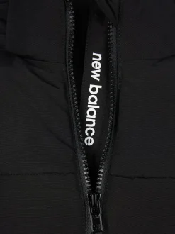 New Balance Black Wide Baffle Puffer Coat