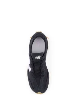New Balance Black/Purple Girls 327 Trainers