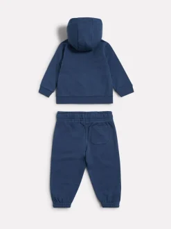 New Balance Blue Full Zip Jacket, Top & Trouser Set