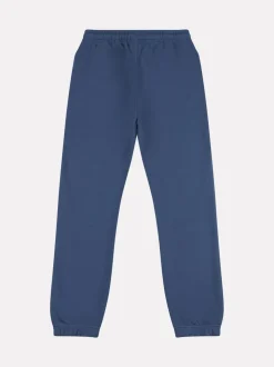 New Balance Blue Small Brush Back Logo Joggers