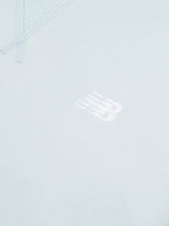 New Balance Blue Small French Terry Logo Hoodie