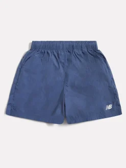 New Balance Blue Small Logo Woven Shorts