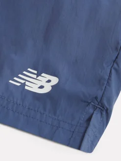 New Balance Blue Small Logo Woven Shorts