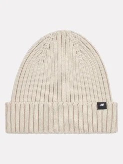New Balance Brown Tab Beanie Hat