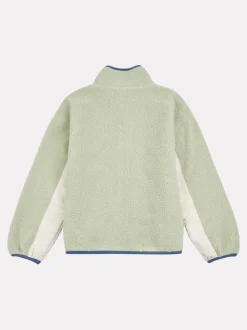 New Balance Green Premium Borg Zip Thru Funnel Fleece