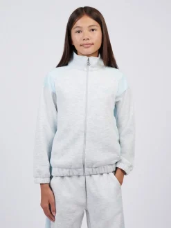 New Balance Grey Sport Funnel Neck Jacket