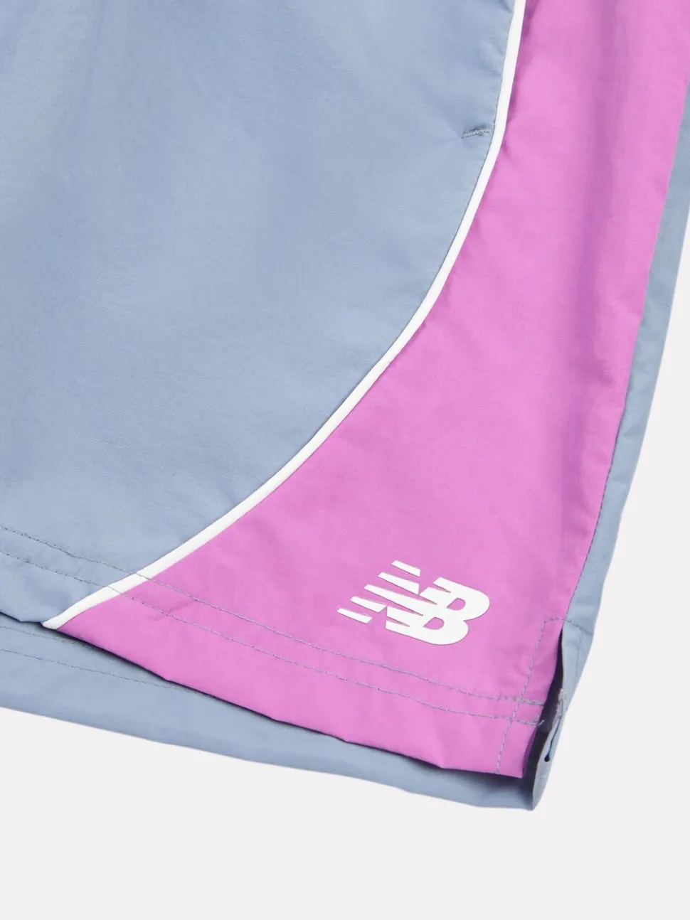 New Balance Light Blue Kids Panelled Woven Track Shorts