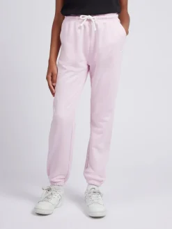 New Balance Light Pink French Terry Small Logo Joggers