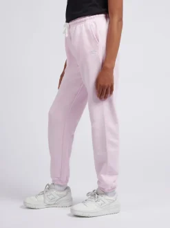 New Balance Light Pink French Terry Small Logo Joggers