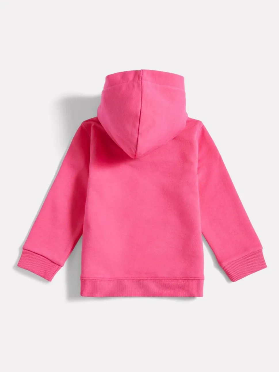 New Balance Pink Stacked Logo FT Hoodie
