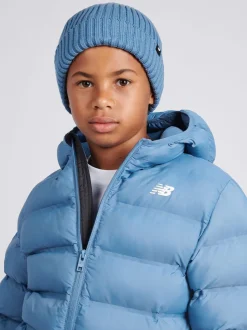 New Balance Shoreline Blue Tab Beanie Hat