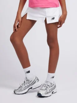 New Balance White Kids Performance Skirt