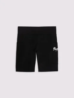 Pineapple Black Active Cycling Shorts
