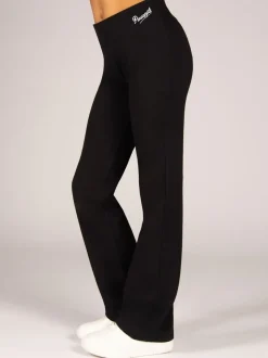 Pineapple Black Bootcut Jersey Trousers