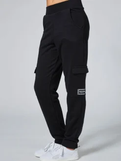Pineapple Black Cargo Joggers