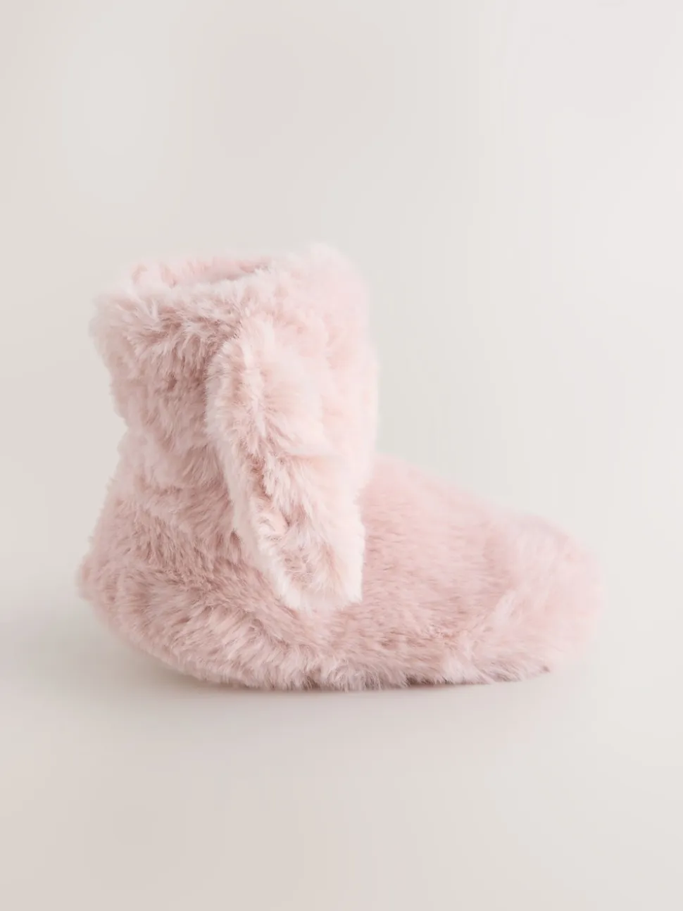 Pink Bunny Faux Fur Slipper Boots