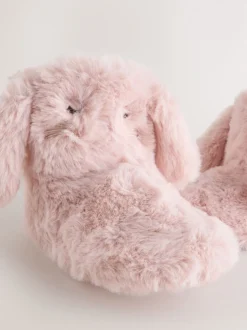Pink Bunny Faux Fur Slipper Boots