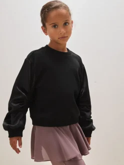Reiss Black Mara 3-9 yrs Reiss | Royal Ballet Ruched Sweatshirt