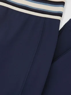 Reiss Blue Liv 13-14 yrs Stripe-Waist Leggings