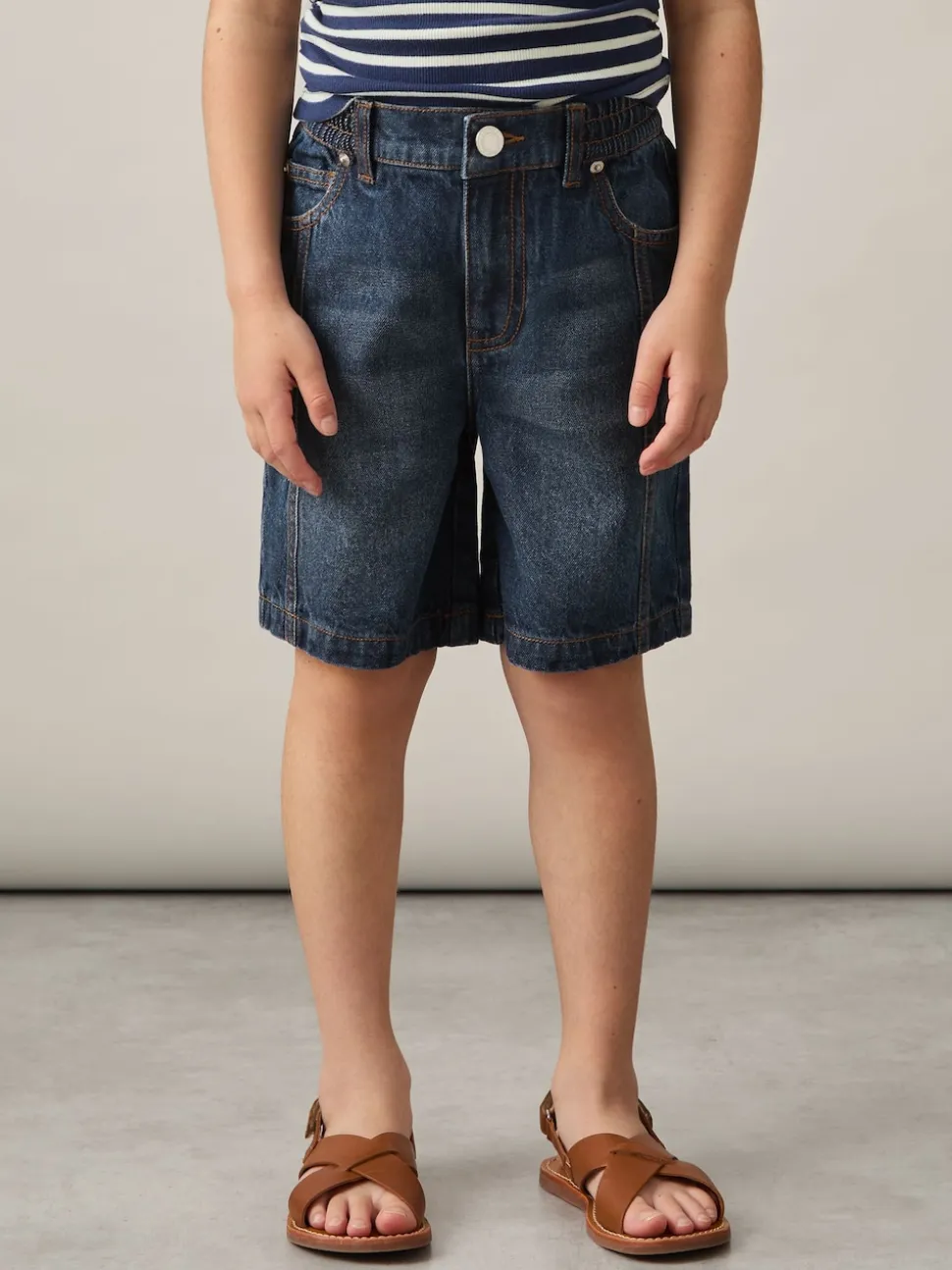 Reiss Blue Petra 9-13 yrs Knee-Length Denim Shorts