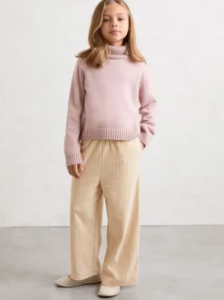 Reiss Neutral Charlie 3-9 yrs Corduroy Drawstring Trousers