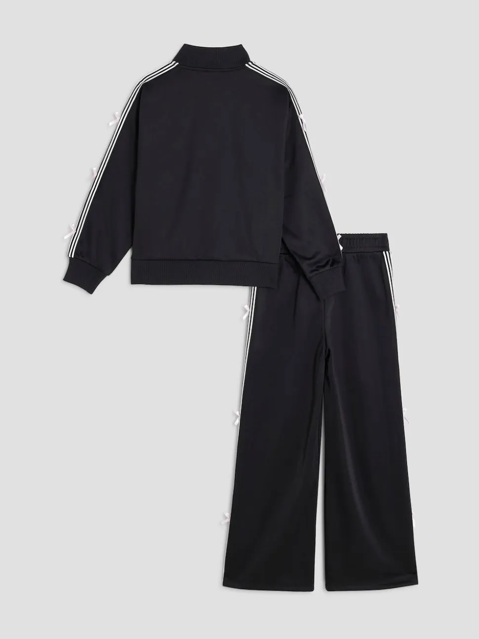 River Island Black Bow Tracksuit Set