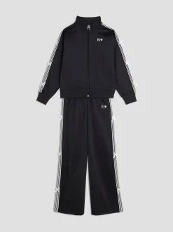 River Island Black Bow Tracksuit Set