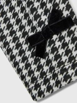 River Island Black Check Jacquard Leggings