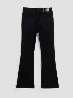 River Island Black Key Chain Pocket Flare Jeans
