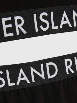 River Island Black Logo Waistband T-Shirt & Skort Set