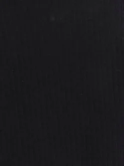 River Island Black Mini Girls Waistband Rib Leggings