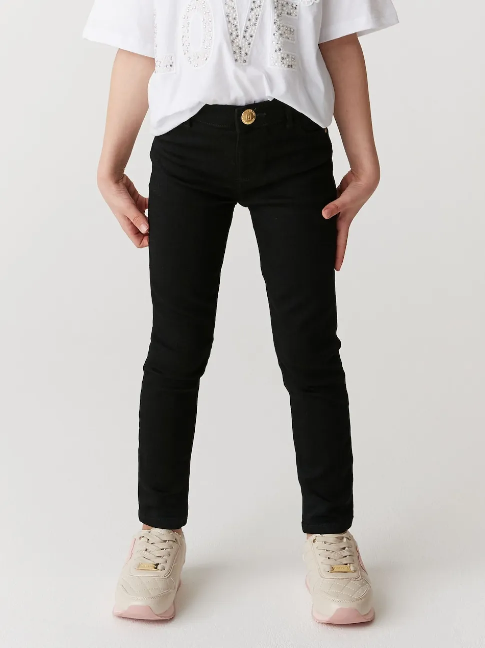 River Island Black Molly Mid Rise Skinny Jeans