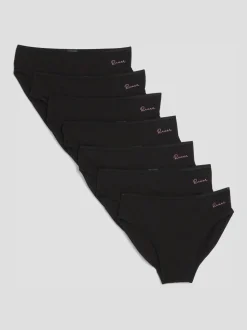 River Island Black Waistband Briefs 7 Pack