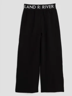 River Island Black Wide Leg Joggers
